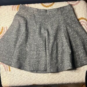 Hollister gray fit flare skirt size Small